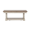 Liberty Farmhouse Reimagined Rectangular Cocktail Table in Antique White image