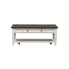 Liberty Allyson Park Rectangular Cocktail Table in Wirebrushed White image