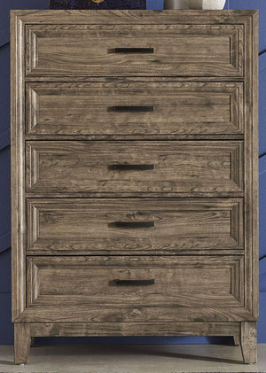 Liberty Furniture Ridgecrest 5 Drawer Chest in Cobblestone image