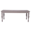 Liberty Furniture Summer House Rectangular Leg Table in Dove Grey image