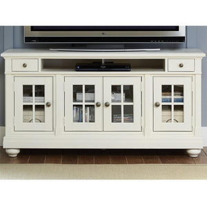 Liberty Harbor View 62" Entertainment TV Stand in Linen image