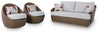 Double Point Outdoor Seating Set