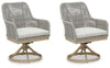 Seton Creek Outdoor Swivel Dining Chair (Set of 2) image
