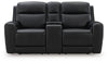 5Z-Relaxation Power Reclining Loveseat with Console - Ashton Home Furniture (GA)