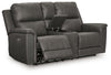 Bleckley Power Reclining Loveseat with Console