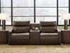 ModZ Power Reclining Sectional Loveseat with Audio Console
