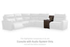 ModZ Power Reclining Sectional with Audio Console