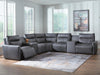 ModZ Power Reclining Sectional with Audio Consoles