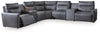 ModZ Power Reclining Sectional with Audio Consoles