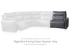 ModZ Power Reclining Sectional with Audio Consoles