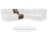 DeepWakes Reclining Sectional with Storage Console