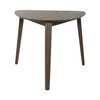 Space Saver Triangle Table in Satin Walnut image