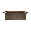 Midland Falls Spindle Back Bench in Rustic Brown image