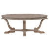 Greystone Mill Oval Cocktail Table in Stone White image