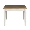 Summerville Rectangular Leg Table in White image