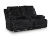 Rhine Falls Reclining Loveseat with Console
