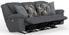 Trifecta Power Sofa w/3 Recliners and Drop Down Table