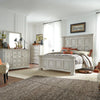 Big Valley King Panel Bed, Dresser & Mirror, Chest image