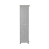 River Place Armoire in Riverstone White and Tobacco image
