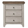 Farmhouse Reimagined Drawer Nightstand in Antique White image
