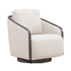Nora Uph Swivel Accent Chair - Dark Brown image