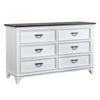 Allyson Park Drawer Dresser in White image
