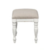 Magnolia Manor Accent Bench in Antique White image