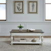 Magnolia Manor Lift Top Cocktail Table in Antique White image