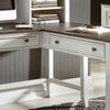 Allyson Park Right Turn Writing Desk in Wirebrushed White image