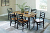 Blondon Dining Table and 6 Chairs (Set of 7)