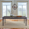 Paradise Valley Rectangular Leg Table in Saddle Brown image