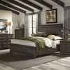 Thornwood Hills King Storage Bed, Dresser & Mirror, Night Stand image