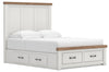 Ashley Savonport Queen Panel Storage Bed — Plus
