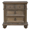 Liberty Furniture Carlisle Court Bedside Chest with Charging Station in Chestnut with Dusty Wax