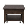 Paradise Valley Lift Top Cocktail Table in Saddle Brown image