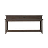 Paradise Valley Console Bar Table in Saddle Brown image