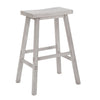 Creations 30 Inch Sawhorse Stool- White image