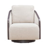 Nora Uph Swivel Accent Chair - Dark Brown image