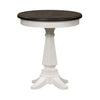 Allyson Park Chair Side Table in Wirebrushed White image