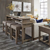 Parkland Falls Console Stool in Weathered Taupe image