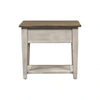 Heartland Drawer End Table in Antique White image