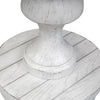 Sedona Round End Table in Heavy Distressed White image