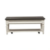 Allyson Park Rectangular Cocktail Table in Wirebrushed White image