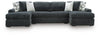 Midnight-Madness Sectional with Chaise
