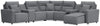 Modmax II Power Reclining Sectional with Chaise and Audio System