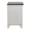 Allyson Park 2 Drawer Nightstand with Charging Station in White image