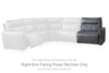 ModZ Power Reclining Sectional with Audio Console