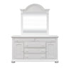 Summer House Mirror in Oyster White image
