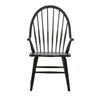 Hearthstone Ridge Windsor Back Arm Chair - Black image
