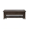 Paradise Valley Rectangular Cocktail Table in Saddle Brown image